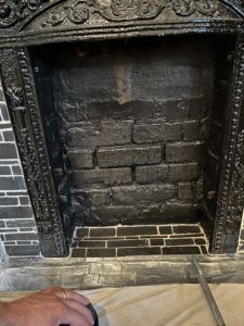 Fireplace Reconstruction Before