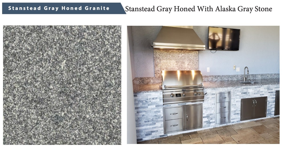 Stanstead Gray Honed with Alaska Gray Stone