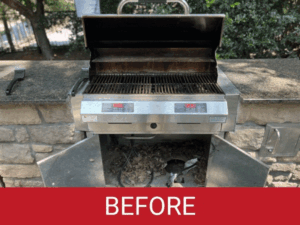 bbq cleaning service before and after