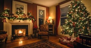 How To Safely Decorate The Fireplace For Christmas1