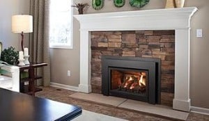 Modern fireplace installation